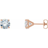 14K Rose Gold 1 1/2 CTW Natural Diamond Cocktail-Style Earrings