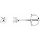 14K White Gold 1/4 CTW Natural Diamond Cocktail-Style Earrings