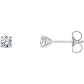14K White Gold 1/8 CTW Natural Diamond Cocktail-Style Earrings