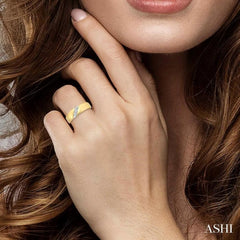 1/8 Ctw Round Cut Diamond Women's Ring in 14K Yellow Gold 1/8 Ctw Round Cut Diamond Women's Ring in 14K Yellow Gold