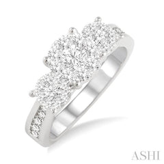 1 ctw Lovebright Round Cut Diamond Ring in 14K White Gold 1 ctw Lovebright Round Cut Diamond Ring in 14K White Gold