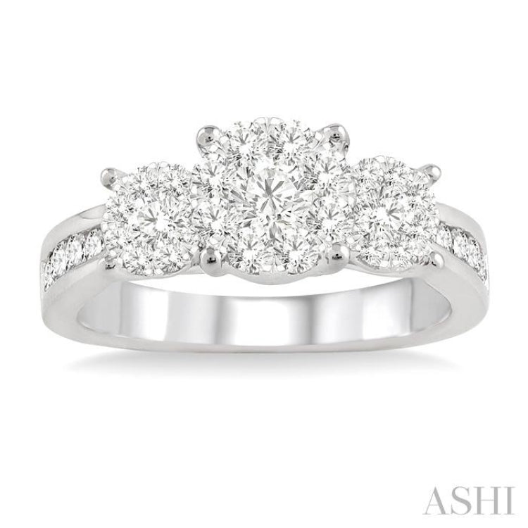 1 ctw Lovebright Round Cut Diamond Ring in 14K White Gold 1 ctw Lovebright Round Cut Diamond Ring in 14K White Gold