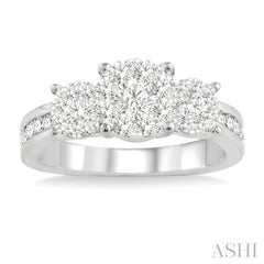 1 ctw Lovebright Round Cut Diamond Ring in 14K White Gold 1 ctw Lovebright Round Cut Diamond Ring in 14K White Gold