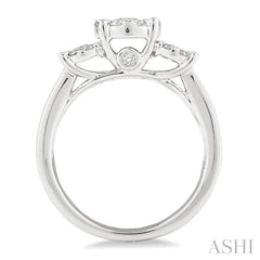 1 ctw Lovebright Round Cut Diamond Ring in 14K White Gold 1 ctw Lovebright Round Cut Diamond Ring in 14K White Gold