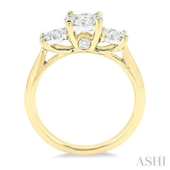 1 ctw Lovebright Round Cut Diamond Ring in 14K Yellow and White Gold 1 ctw Lovebright Round Cut Diamond Ring in 14K Yellow and White Gold