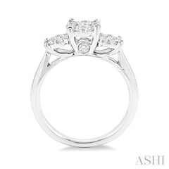 1/2 ctw Lovebright Round Cut Diamond Ring in 14K White Gold 1/2 ctw Lovebright Round Cut Diamond Ring in 14K White Gold