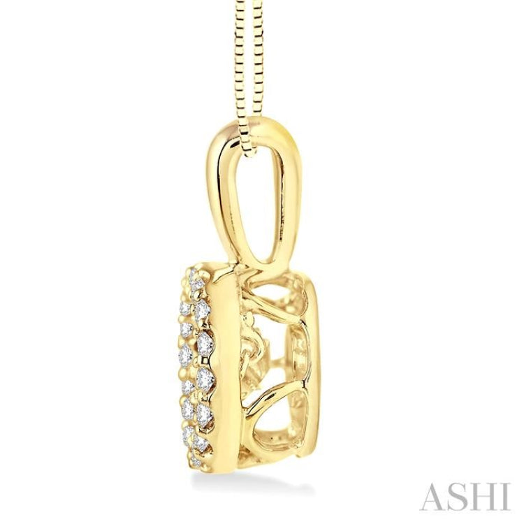 1/3 Ctw Diamond Emotion Pendant in 14K Yellow Gold with Chain 1/3 Ctw Diamond Emotion Pendant in 14K Yellow Gold with Chain