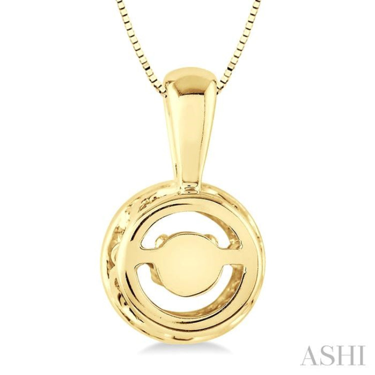 1/3 Ctw Diamond Emotion Pendant in 14K Yellow Gold with Chain 1/3 Ctw Diamond Emotion Pendant in 14K Yellow Gold with Chain