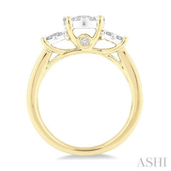 3/4 ctw Lovebright Round Cut Diamond Ring in 14K Yellow and White Gold 3/4 ctw Lovebright Round Cut Diamond Ring in 14K Yellow and White Gold