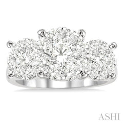 2 ctw Lovebright Round Cut Diamond Ring in 14K White Gold 2 ctw Lovebright Round Cut Diamond Ring in 14K White Gold
