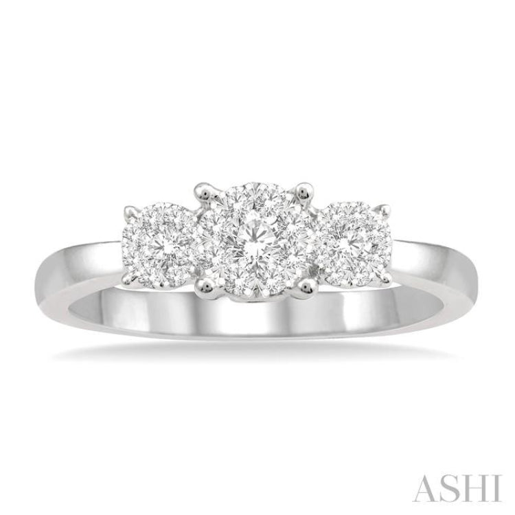 1/3 ctw Lovebright Round Cut Diamond Ring in 14K White Gold 1/3 ctw Lovebright Round Cut Diamond Ring in 14K White Gold