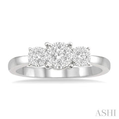 1/3 ctw Lovebright Round Cut Diamond Ring in 14K White Gold 1/3 ctw Lovebright Round Cut Diamond Ring in 14K White Gold