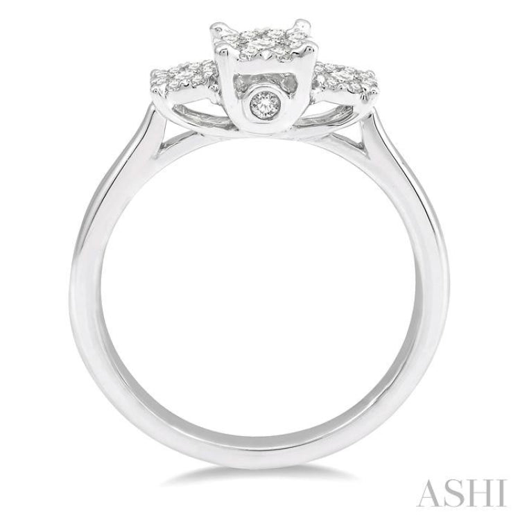1/3 ctw Lovebright Round Cut Diamond Ring in 14K White Gold 1/3 ctw Lovebright Round Cut Diamond Ring in 14K White Gold