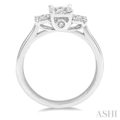 1/3 ctw Lovebright Round Cut Diamond Ring in 14K White Gold 1/3 ctw Lovebright Round Cut Diamond Ring in 14K White Gold