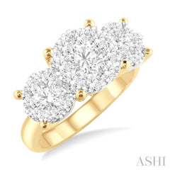 2 ctw Lovebright Round Cut Diamond Ring in 14K Yellow and White Gold 2 ctw Lovebright Round Cut Diamond Ring in 14K Yellow and White Gold