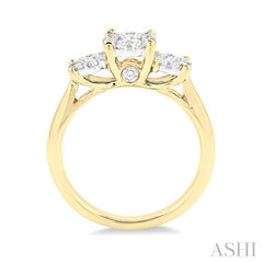 1/2 ctw Lovebright Round Cut Diamond Ring in 14K Yellow and White Gold 1/2 ctw Lovebright Round Cut Diamond Ring in 14K Yellow and White Gold