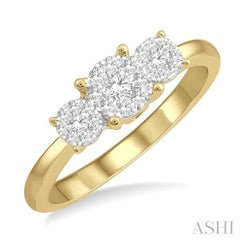 1/3 ctw Lovebright Round Cut Diamond Ring in 14K Yellow and White Gold 1/3 ctw Lovebright Round Cut Diamond Ring in 14K Yellow and White Gold
