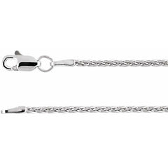 Sterling Silver 1.5 mm Wheat 24" Chain Sterling Silver 1.5 mm Wheat 24" Chain