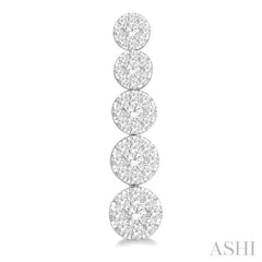 1 1/6 ctw Lovebright Round Cut Diamond Earrings in 14K White Gold 1 1/6 ctw Lovebright Round Cut Diamond Earrings in 14K White Gold