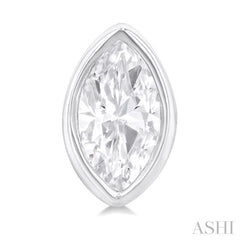 1/5 Ctw Petite Bezel Set Marquise Cut Diamond Fashion Stud Earring in 10K White Gold 1/5 Ctw Petite Bezel Set Marquise Cut Diamond Fashion Stud Earring in 10K White Gold