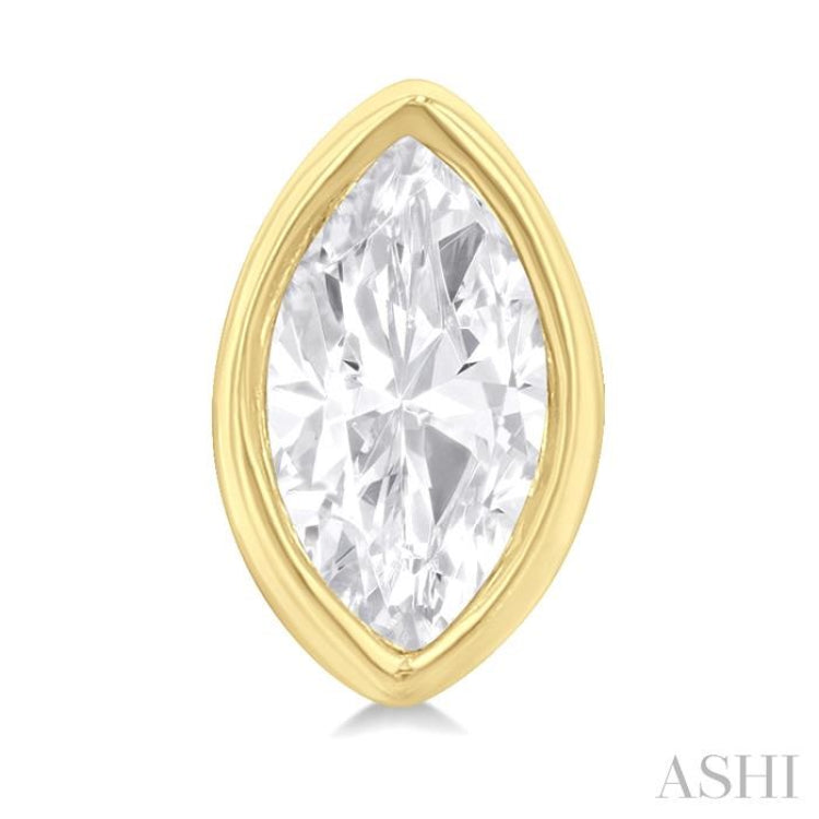 1/5 Ctw Petite Bezel Set Marquise Cut Diamond Fashion Stud Earring in 10K Yellow Gold 1/5 Ctw Petite Bezel Set Marquise Cut Diamond Fashion Stud Earring in 10K Yellow Gold