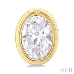 1/5 Ctw Petite Bezel Set Oval Cut Diamond Fashion Stud Earring in 10K Yellow Gold 1/5 Ctw Petite Bezel Set Oval Cut Diamond Fashion Stud Earring in 10K Yellow Gold