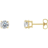 14K Yellow Gold 1/3 CTW Natural Diamond Earrings
