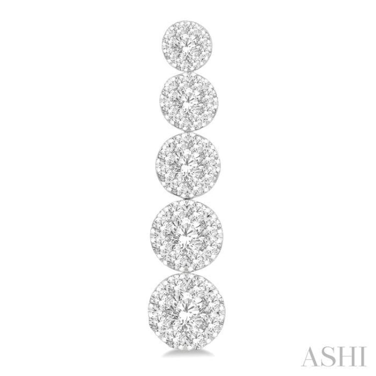 2 ctw Lovebright Round Cut Diamond Earrings in 14K White Gold 2 ctw Lovebright Round Cut Diamond Earrings in 14K White Gold