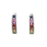 Rainbow Sapphire Earrings