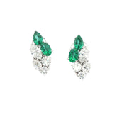 Emerald and Diamond Earrings