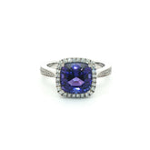 Tanzanite and Diamond Ring