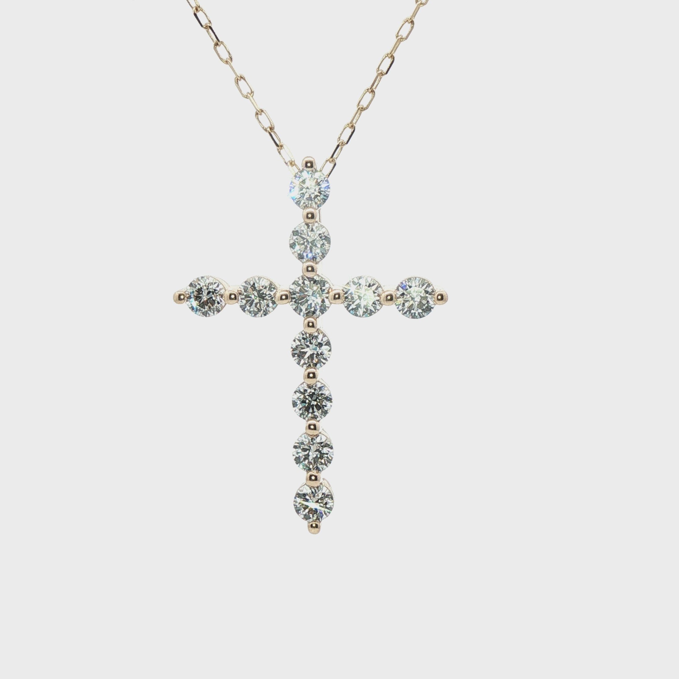 Lab Grown Diamond Cross