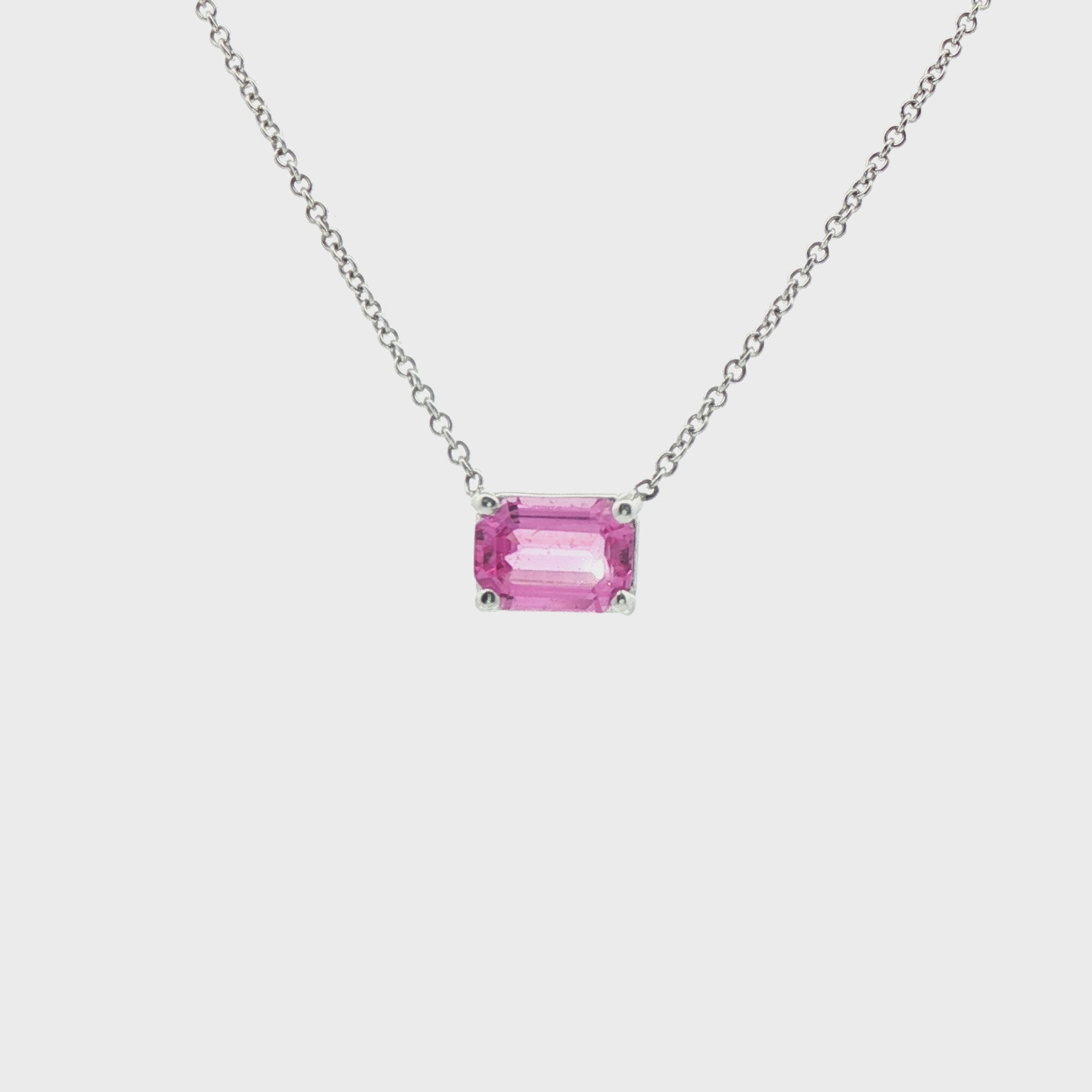 Pink Sapphire Pendant