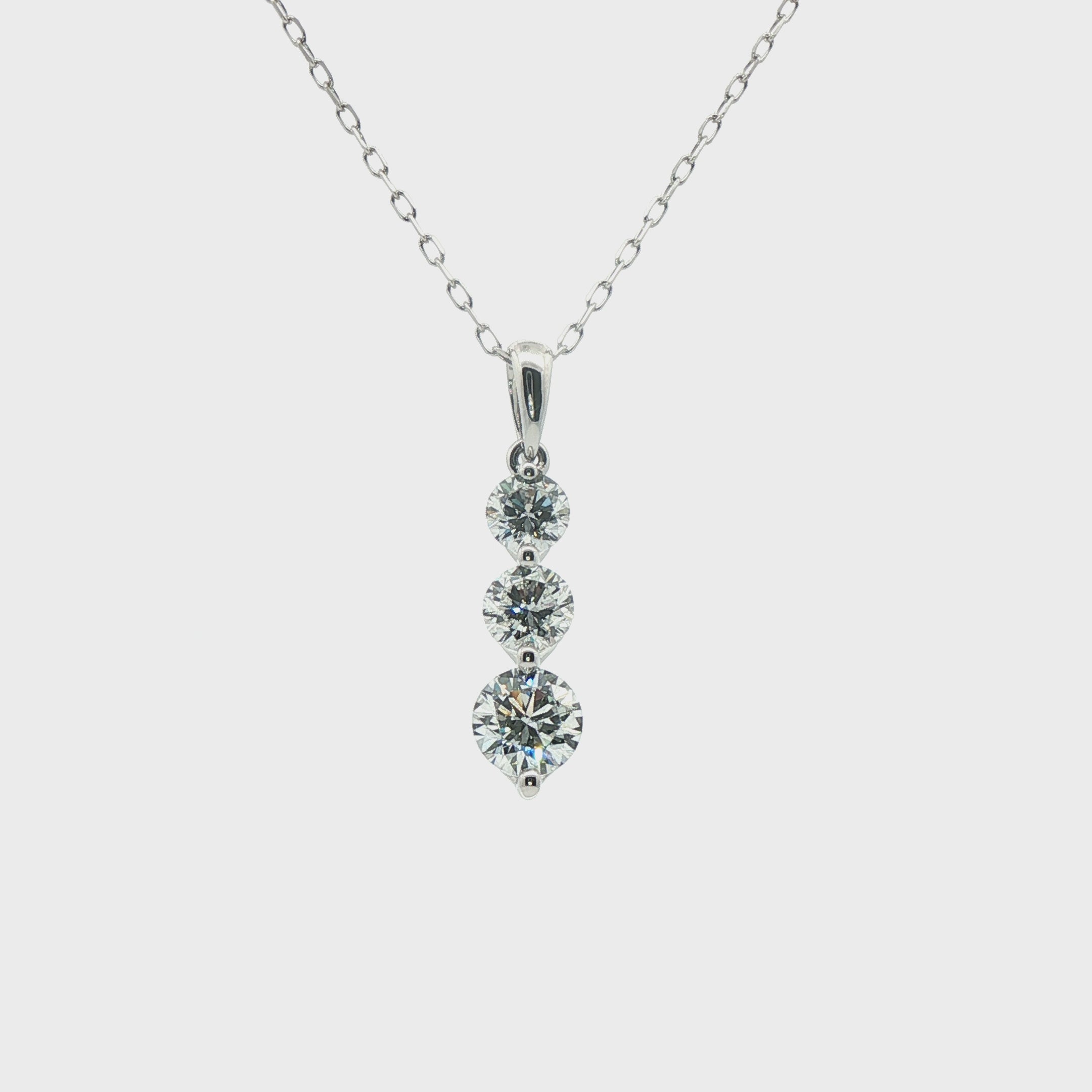 Lab Grown Diamond Journey Pendant