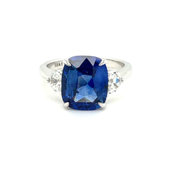 Sapphire and Diamond Ring