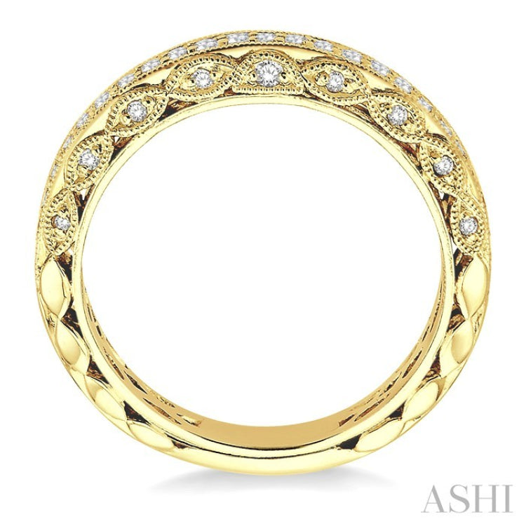 3/8 Ctw Diamond Matching Wedding Band in 14K Yellow Gold