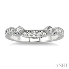 1/5 Ctw Diamond Matching Wedding Band in 14K White Gold