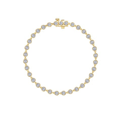 Bezel Strand Bracelet