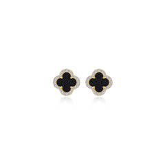 0.4 CTW Halo Stud Earrings