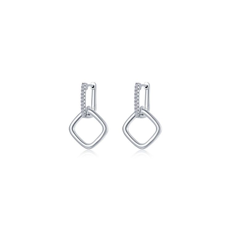 Lumina Cube Dangle Earrings