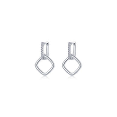 Lumina Cube Dangle Earrings