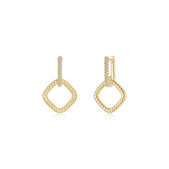 Celesta Cube Dangle Earrings