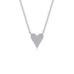 Pave Heart Necklace