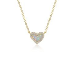 Halo Heart Necklace