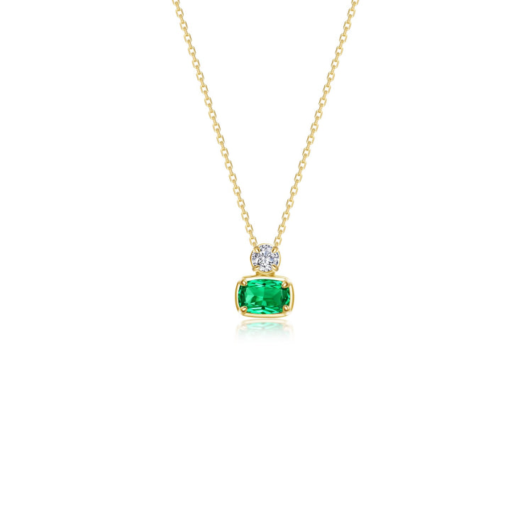 Regal Cushion-Cut Necklace