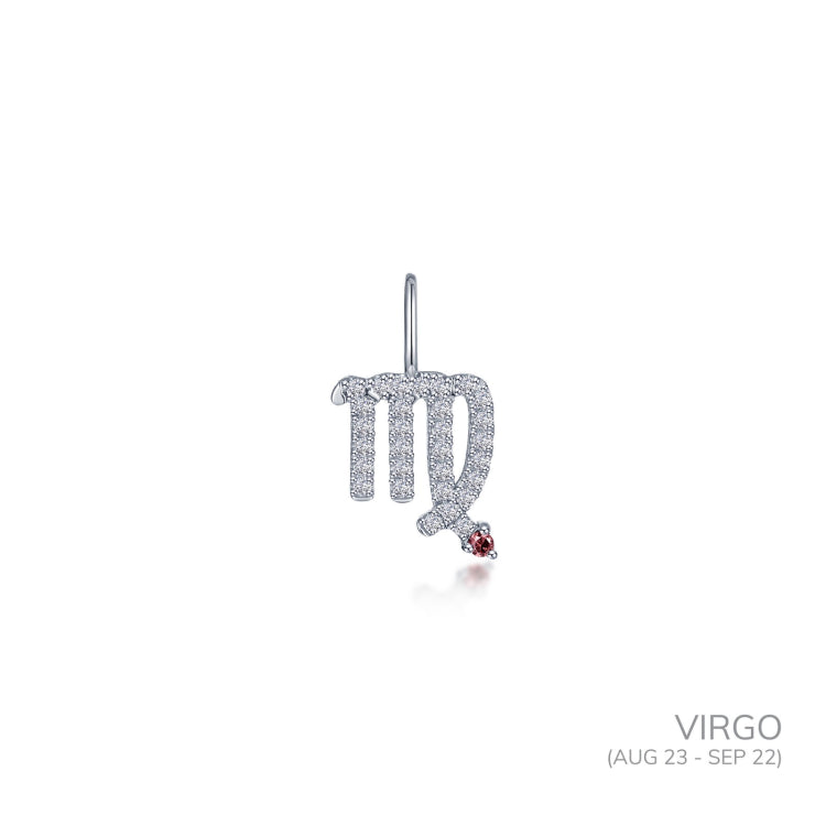 Virgo Zodiac Charm Pendant