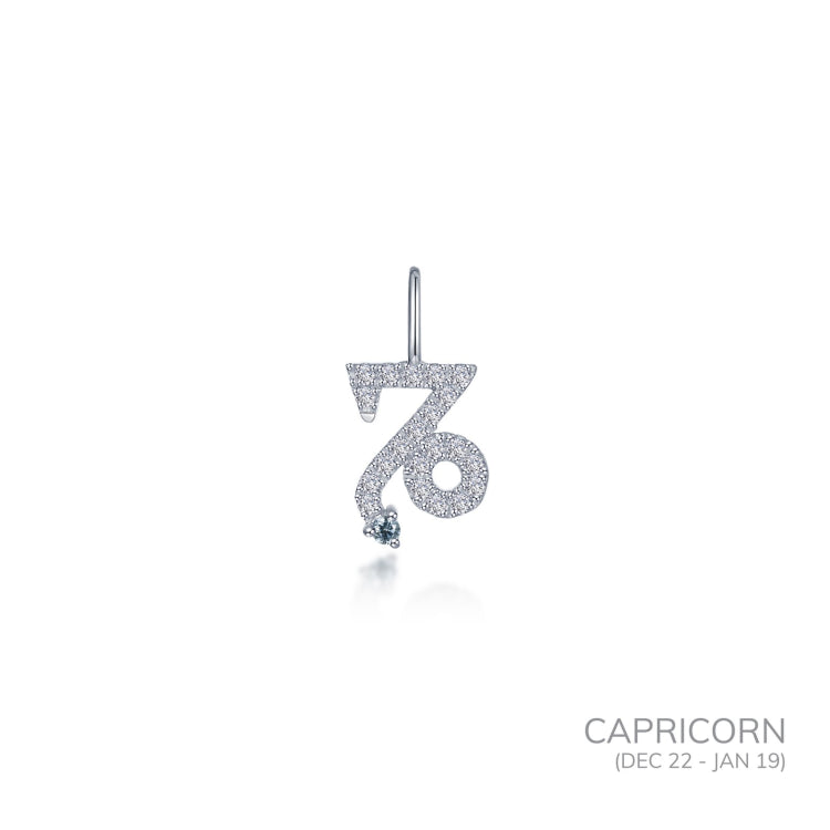 Capricorn Zodiac Charm Pendant