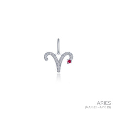Aries Zodiac Charm Pendant