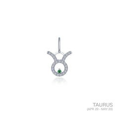 Taurus Zodiac Charm Pendant