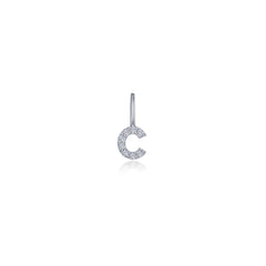 Letter C Charm Pendant